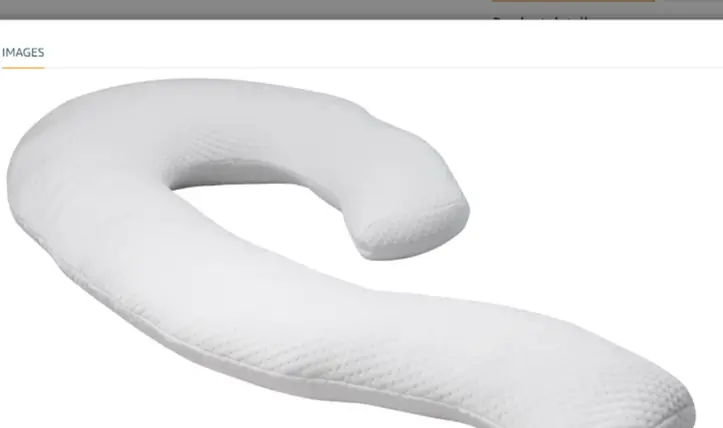 swan contour pillow