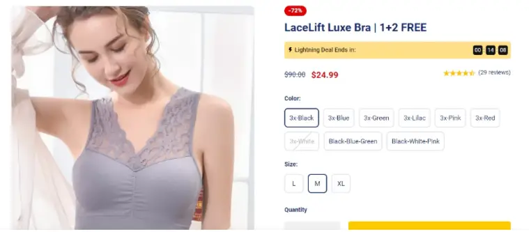 Lace Lift Luxe Bra